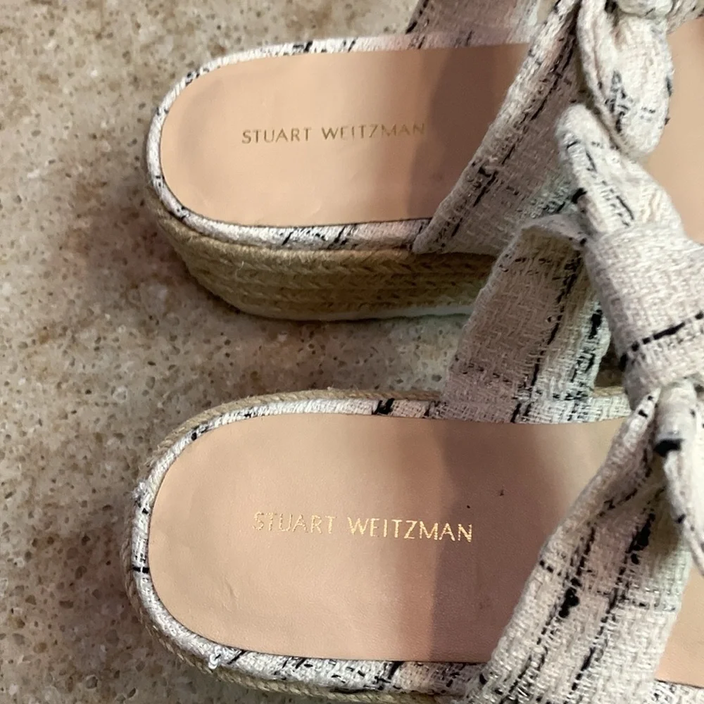 NWOT Stuart Weitzman White Espadrilles Size 6.5